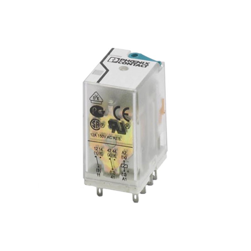 1 pcs : 2903660 - RELAY GEN PURPOSE DPDT 12A 24V