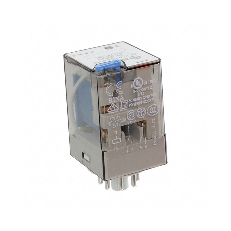 1 pcs : 60.12.9.024.0040 - RELAY GEN PURPOSE DPDT 10A 24V