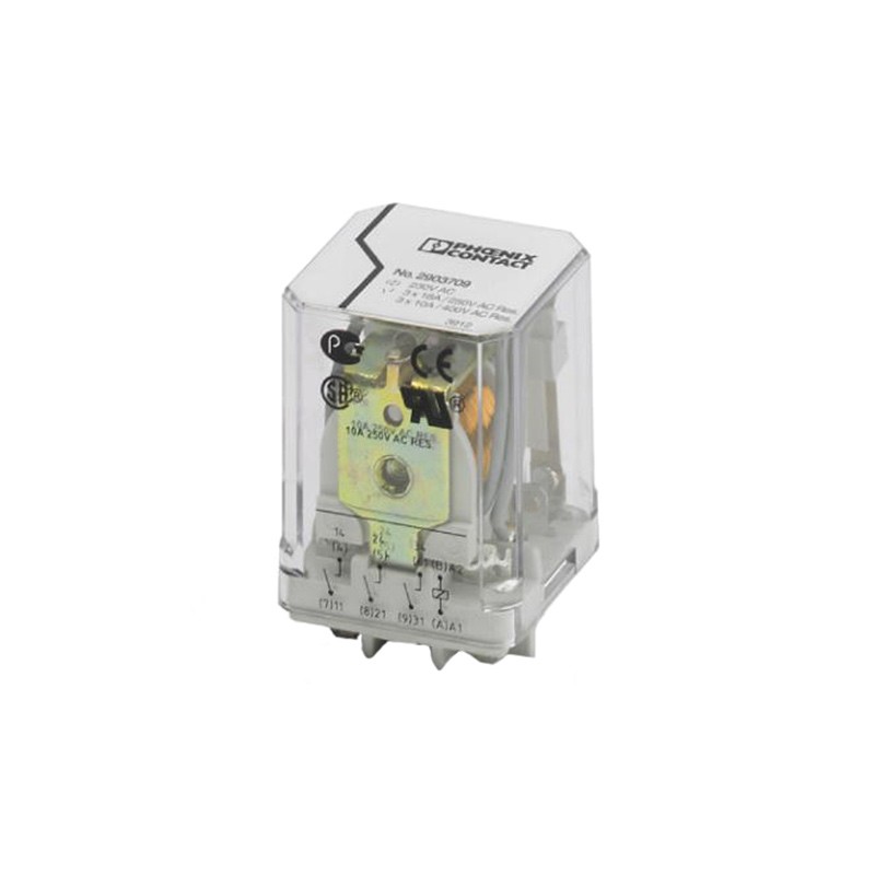 1 pcs : 2903709 - RELAY GEN PURPOSE 3PST 16A 230V