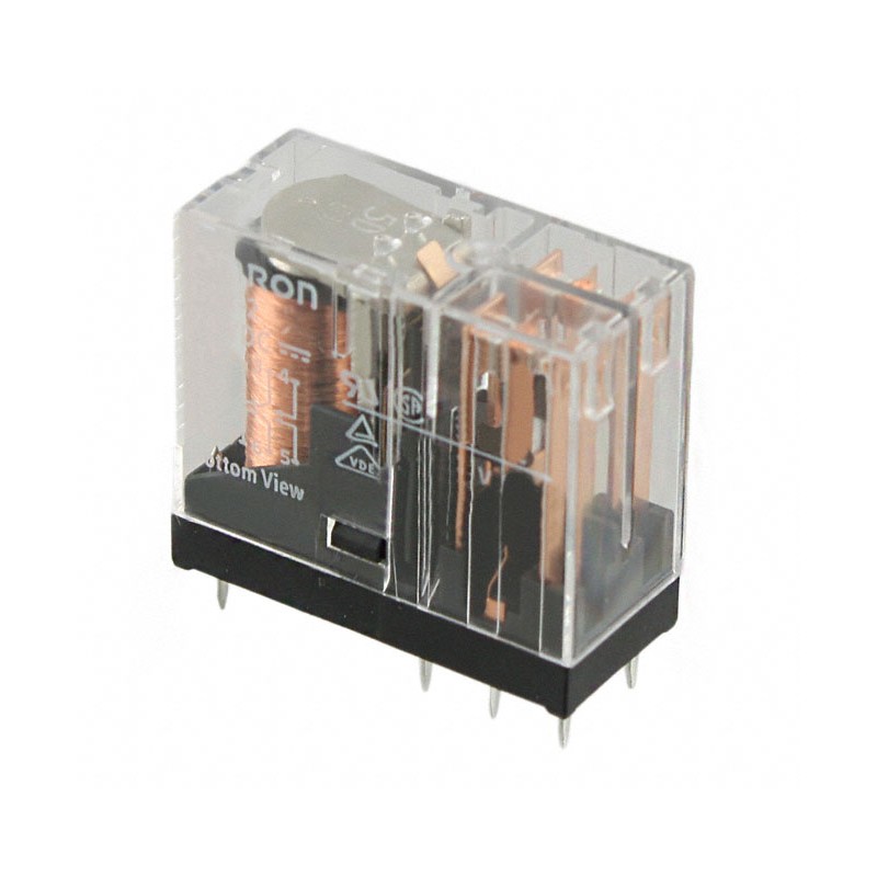 1 pcs : G2R-2-AC240 - RELAY GEN PURPOSE DPDT 5A 240V