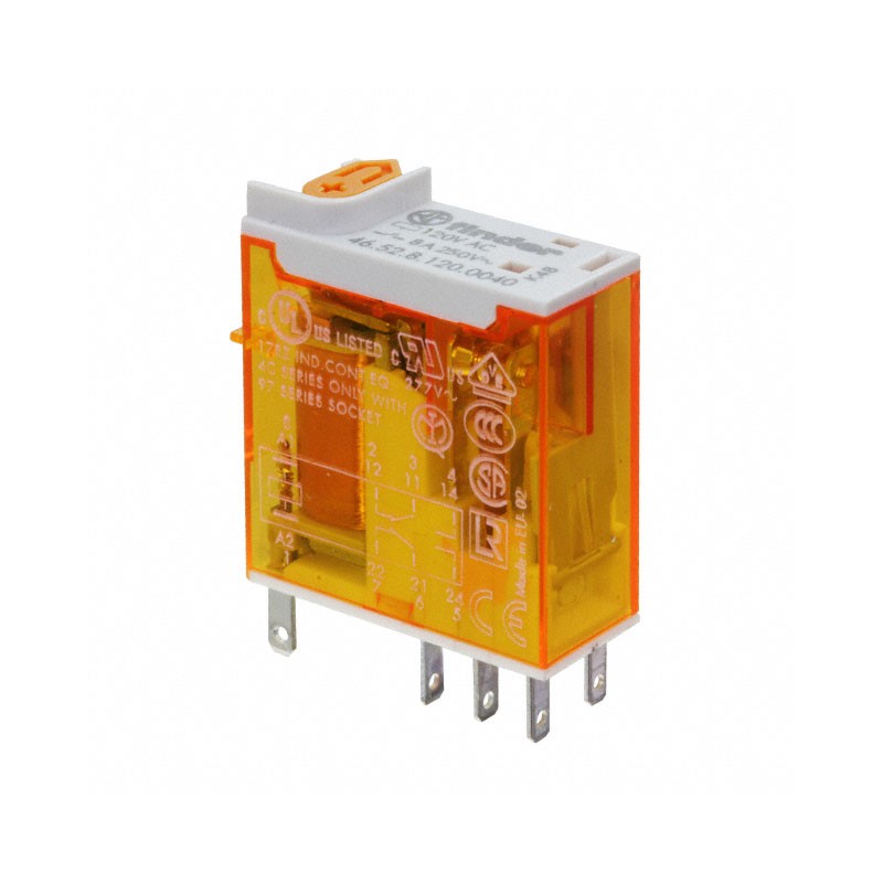 1 pcs : 46.52.8.120.0040 - RELAY GEN PURPOSE DPDT 8A 120V