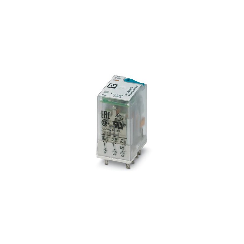 1 pcs : 2903659 - RELAY GEN PURPOSE DPDT 12A 12V