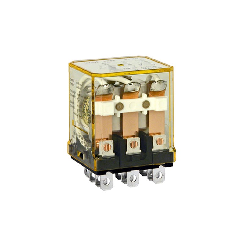 1 pcs : RH3B-UAC120V - RELAY GEN PURPOSE 3PDT 10A 120V
