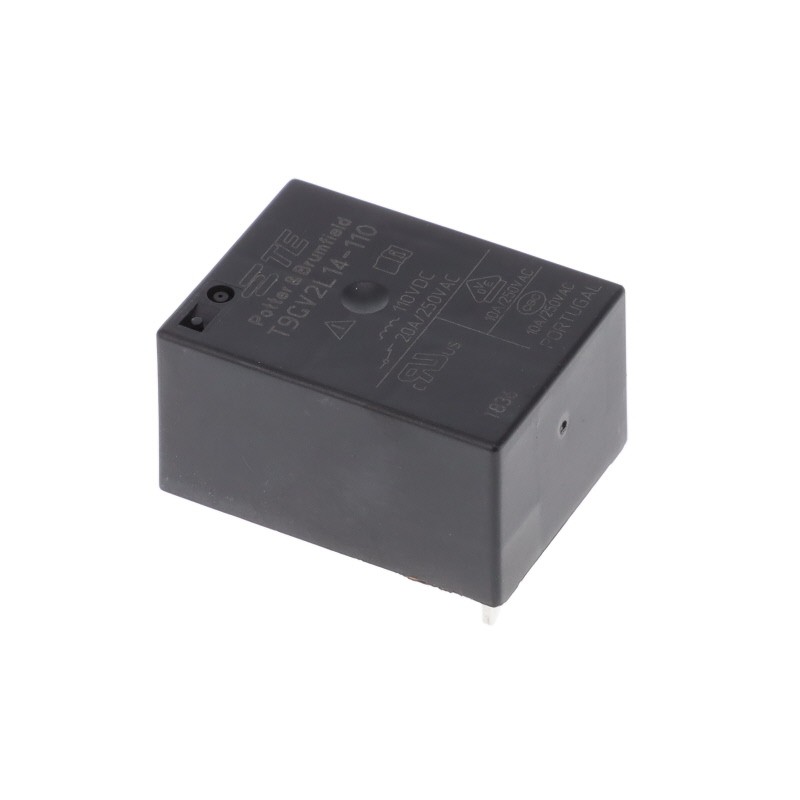 1 pcs : T9GV2L14-110 - RELAY GEN PURPOSE SPST 20A 110V