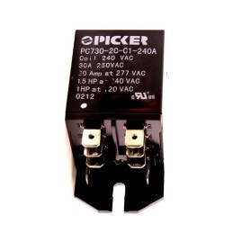 1 pcs : PC730-2C-C1-240A - RELAY GEN PURPOSE DPDT 30A 240V