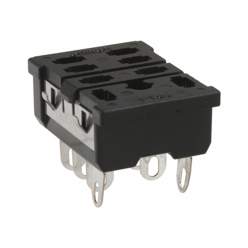 1 pcs : PT08 - RELAY SOCKET 8 POS PANEL MOUNT