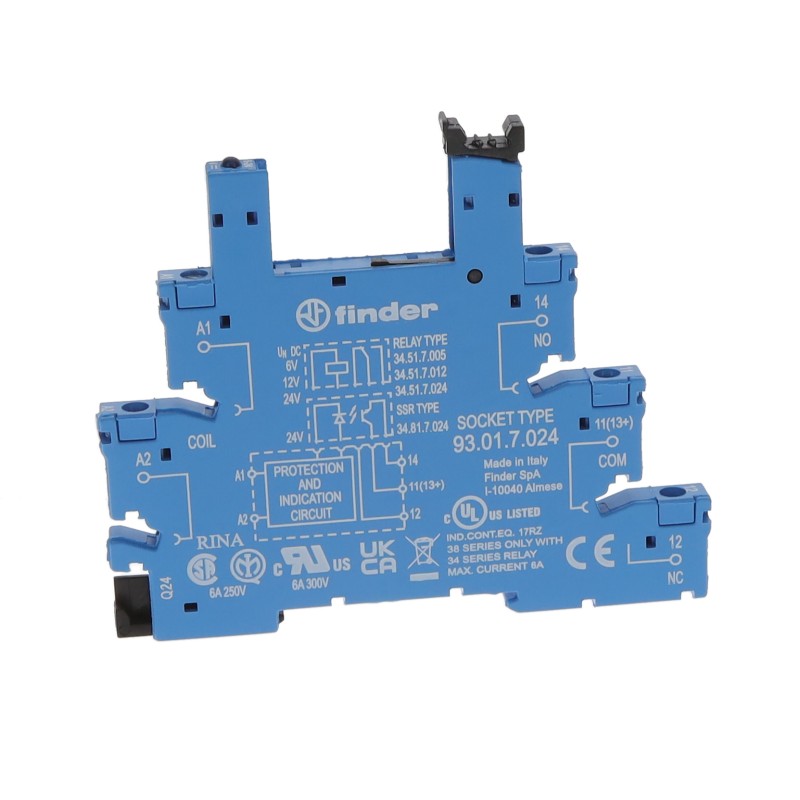 1 pcs : 93.01.7.024 - RLY SOCKET FOR 34 SERIES