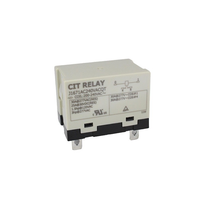 1 pcs : J1671AC240VACQT - RELAY GEN PURPOSE SPST