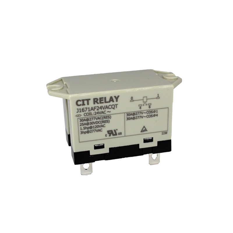 1 pcs : J1671AF24VACQT - RELAY GEN PURPOSE SPST