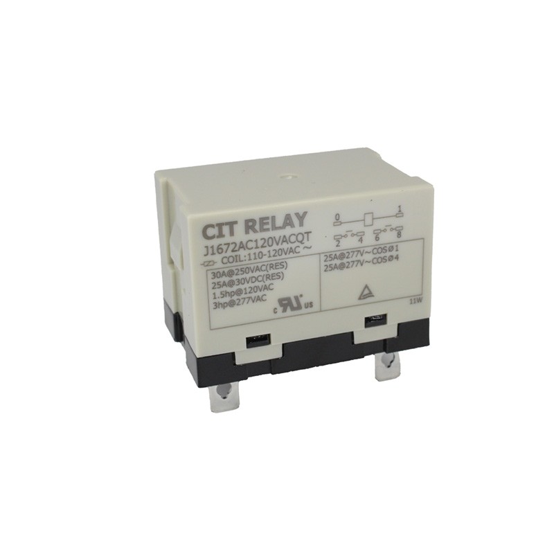 1 pcs : J1672AC120VACQT - RELAY GEN PURPOSE DPST
