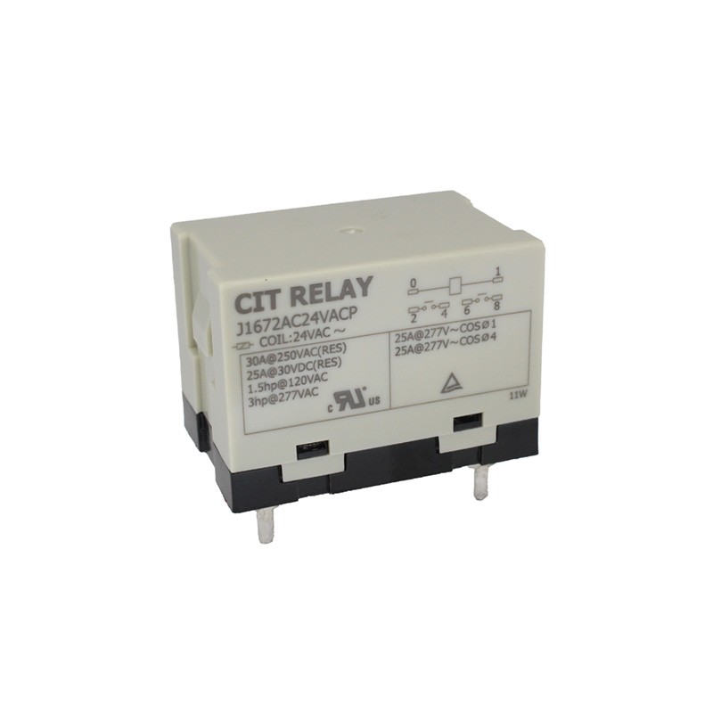 1 pcs : J1672AC24VACP - RELAY GEN PURPOSE DPST