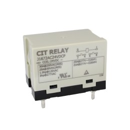 1 pcs : J1672AC24VDCP - RELAY GEN PURPOSE DPST