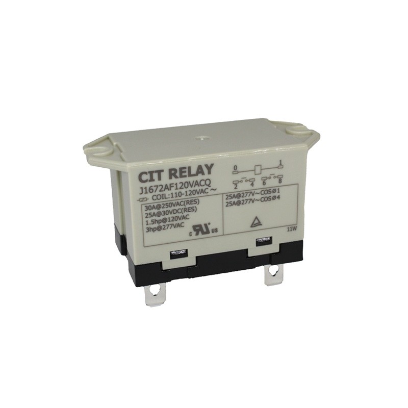 1 pcs : J1672AF120VACQ - RELAY GEN PURPOSE DPST