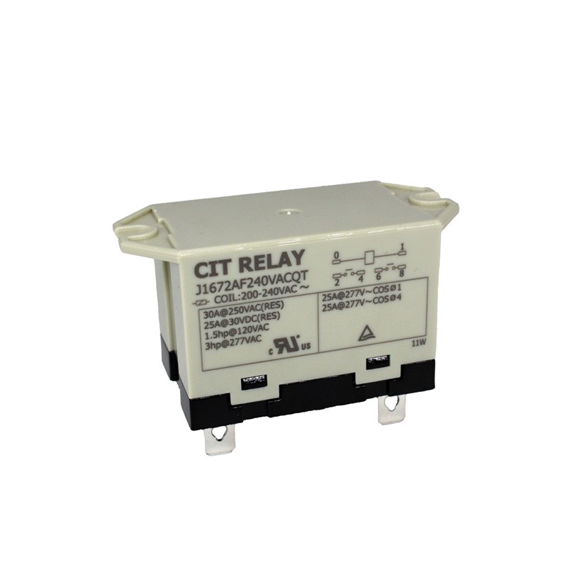 1 pcs : J1672AF240VACQT - RELAY GEN PURPOSE DPST