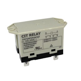 1 pcs : J1672AF24VACQT - RELAY GEN PURPOSE DPST