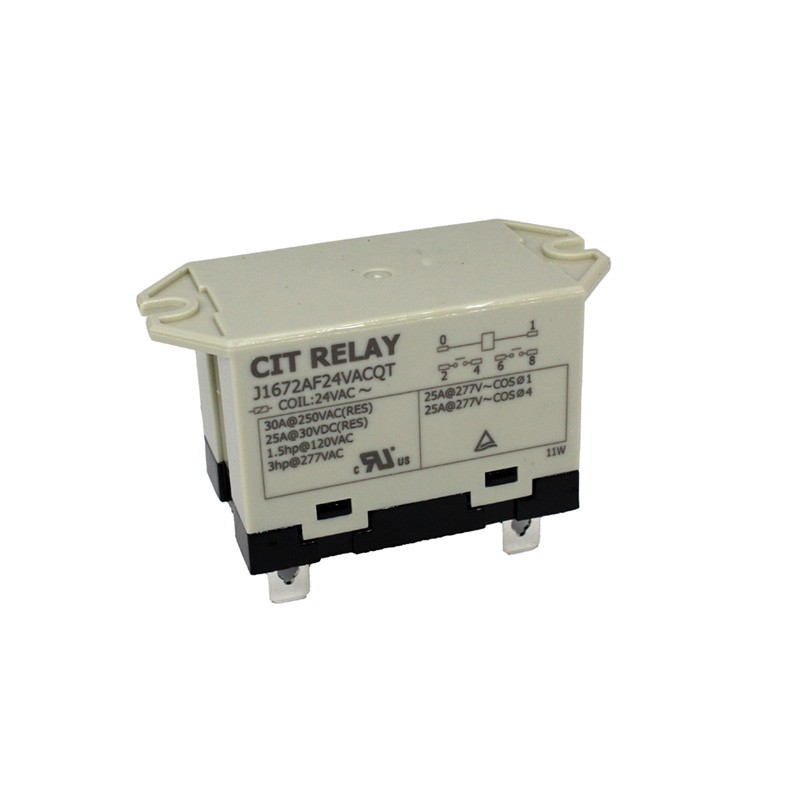 1 pcs : J1672AF24VACQT - RELAY GEN PURPOSE DPST