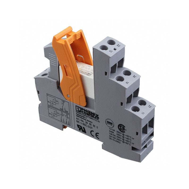 1 pcs : 2903350 - RELAY GEN PURPOSE DPDT 8A 24V