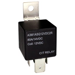 1 pcs : A3M1ASQ12VDC2R - RELAY AUTOMOTIVE SPST 80A 12V
