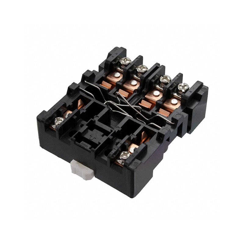 1 pcs : JH2-SF - RELAY SOCKET 6 POSITION DIN RAIL