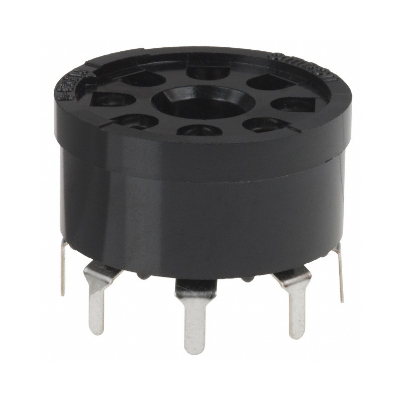 1 pcs : PLE08-0 - RELAY SOCKET 8 POS THROUGH HOLE
