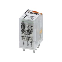 1 pcs : 2903667 - RELAY GEN PURPOSE DPDT 12A 120V