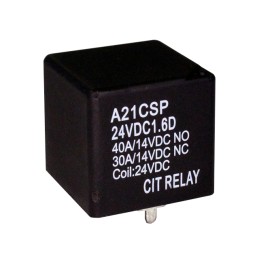 1 pcs : A21CSP24VDC1.6D - RELAY AUTOMOTIVE SPDT 40A 24V