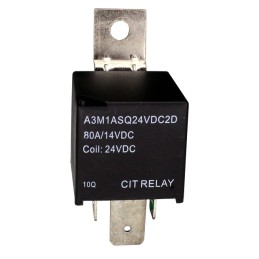 1 pcs : A3M1ASQ24VDC2D - RELAY AUTOMOTIVE SPST 80A 24V