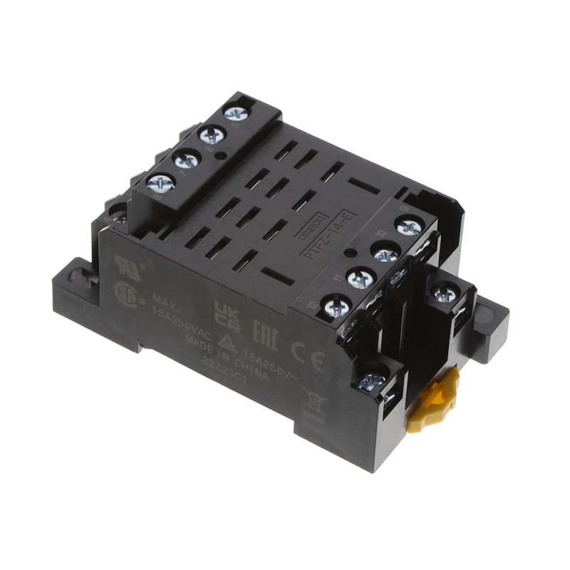 1 pcs : PTFZ14E - RELAY SOCKET 14 POS DIN RAIL