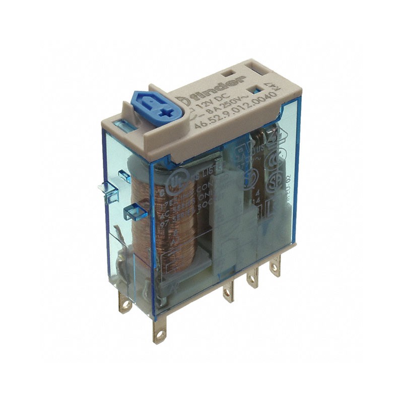 1 pcs : 46.52.9.012.0040 - RELAY GEN PURPOSE DPDT 8A 12V