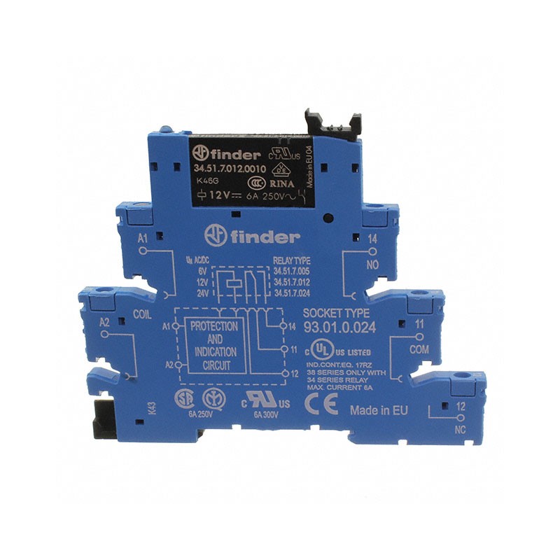 1 pcs : 38.51.0.012.0060 - RELAY GEN PURPOSE SPDT 6A 12V