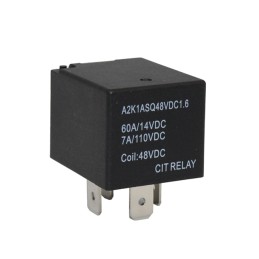 1 pcs : A2K1ASQ48VDC1.6 - RELAY AUTOMOTIVE SPST 60A 48VDC