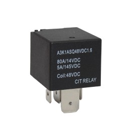 1 pcs : A3K1ASQ48VDC1.6 - RELAY AUTOMOTIVE SPST 80A 48VDC