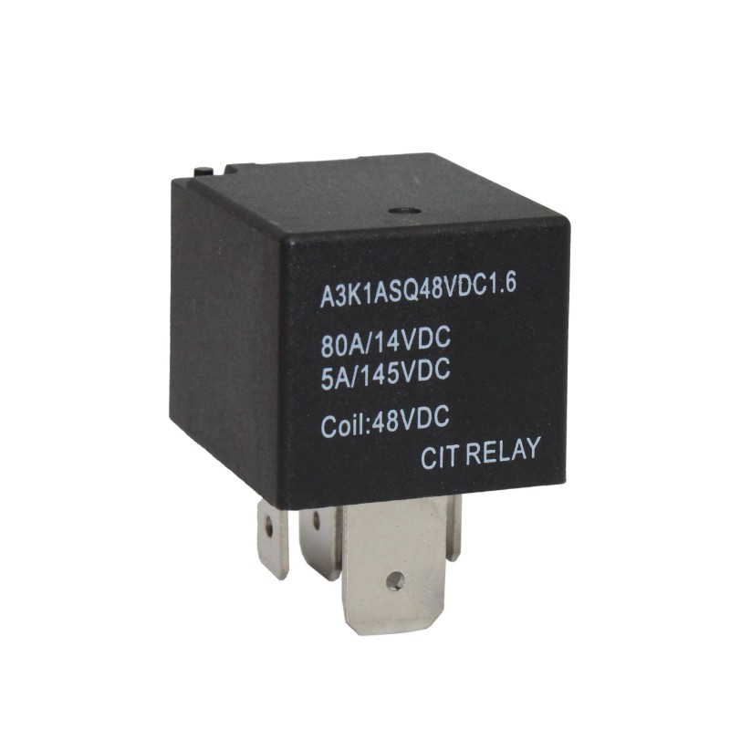 1 pcs : A3K1ASQ48VDC1.6 - RELAY AUTOMOTIVE SPST 80A 48VDC