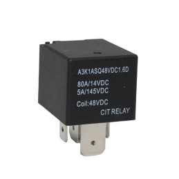 1 pcs : A3K1ASQ48VDC1.6D - RELAY AUTOMOTIVE SPST 80A 48VDC