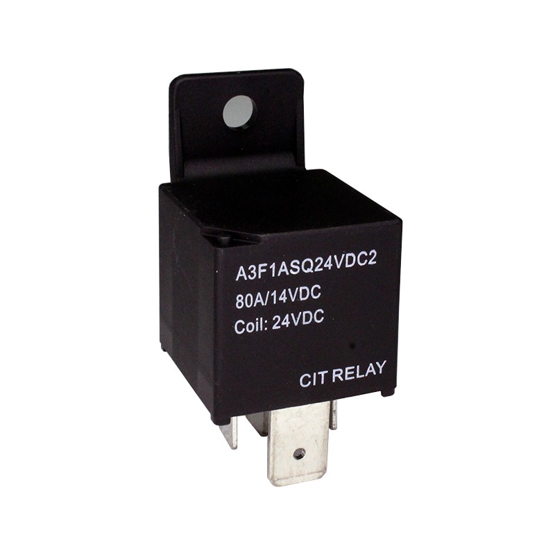 1 pcs : A3F1ASQ24VDC2D - RELAY AUTOMOTIVE SPST 80A 24V