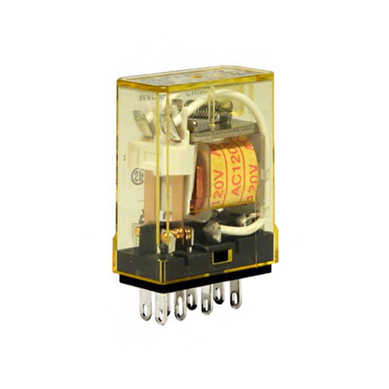 1 pcs : RY2S-UAC24V - RELAY GEN PURPOSE DPDT 3A 24V
