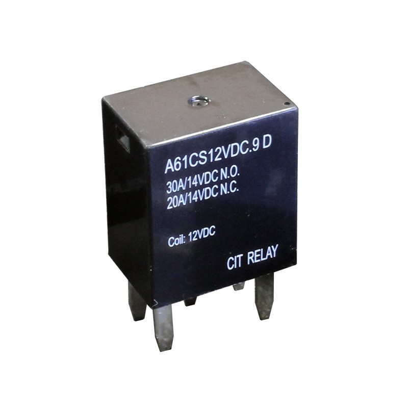 1 pcs : A61CS12VDC.9D - RELAY AUTOMOTIVE SPDT 30A 12V
