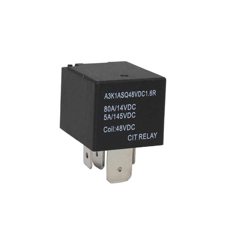 1 pcs : A3K1ASQ48VDC1.6R - RELAY AUTOMOTIVE SPST 80A 48VDC