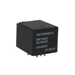1 pcs : A3K1CSP48VDC1.6 - RELAY AUTOMOTIVE SPDT 80A 48VDC