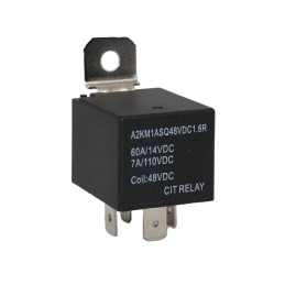 1 pcs : A2KM1ASQ48VDC1.6R - RELAY AUTOMOTIVE SPST 60A 48VDC