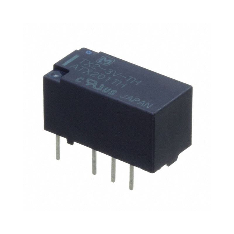 1 pcs : TX2-3V-TH - RELAY GENERAL PURPOSE DPDT 2A 3V