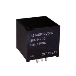 1 pcs : A31ASP12VDC2D - RELAY AUTOMOTIVE SPST 80A 12V
