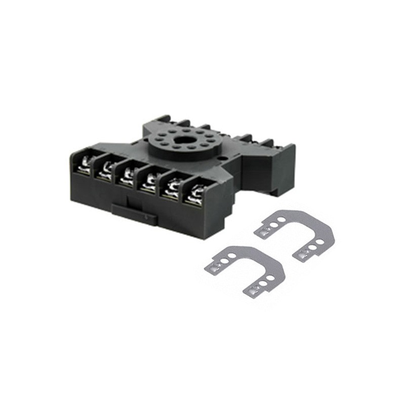 1 pcs : SR3P-06 - RELAY SOCKET 11 POS DIN RAIL