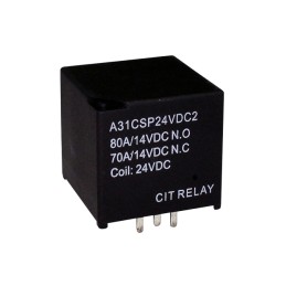 1 pcs : A31CSP24VDC2R - RELAY AUTOMOTIVE SPDT 80A 24V