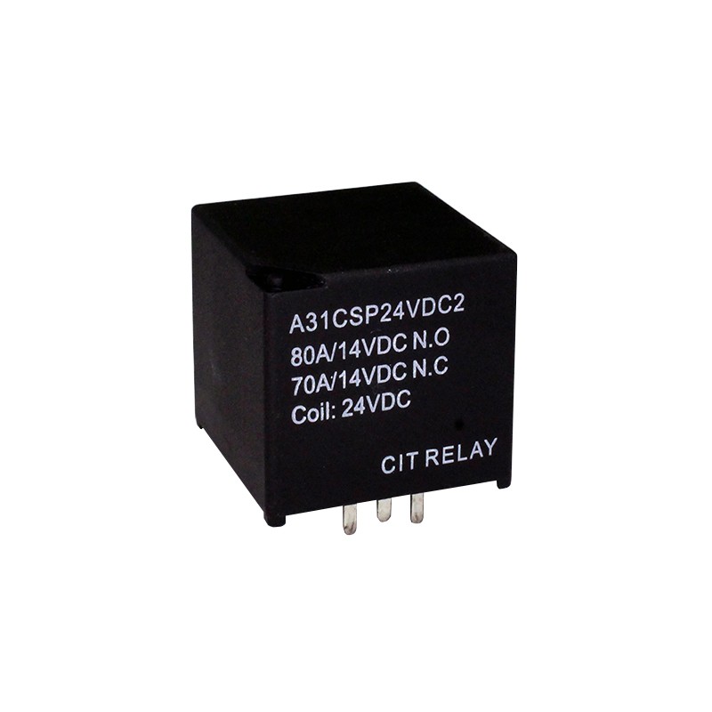 1 pcs : A31CSP24VDC2R - RELAY AUTOMOTIVE SPDT 80A 24V