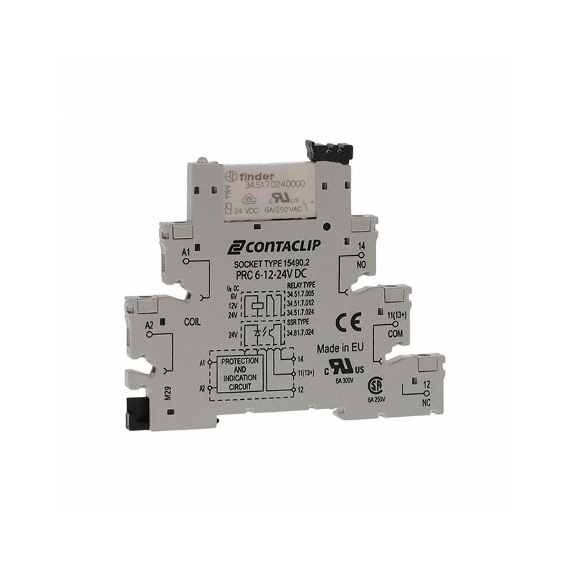 1 pcs : 15515.2 - RELAY GEN PURPOSE SPDT 6A 24V