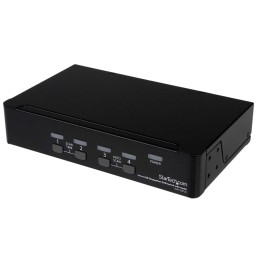 1 pcs - StarTech.com 4 Port USB DisplayPort KVM Switch, 3.5 mm Stereo 2560 x 1600 Maximum Resolution