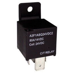 1 pcs : A3F1ASQ24VDC2 - RELAY AUTOMOTIVE SPST 80A 24V