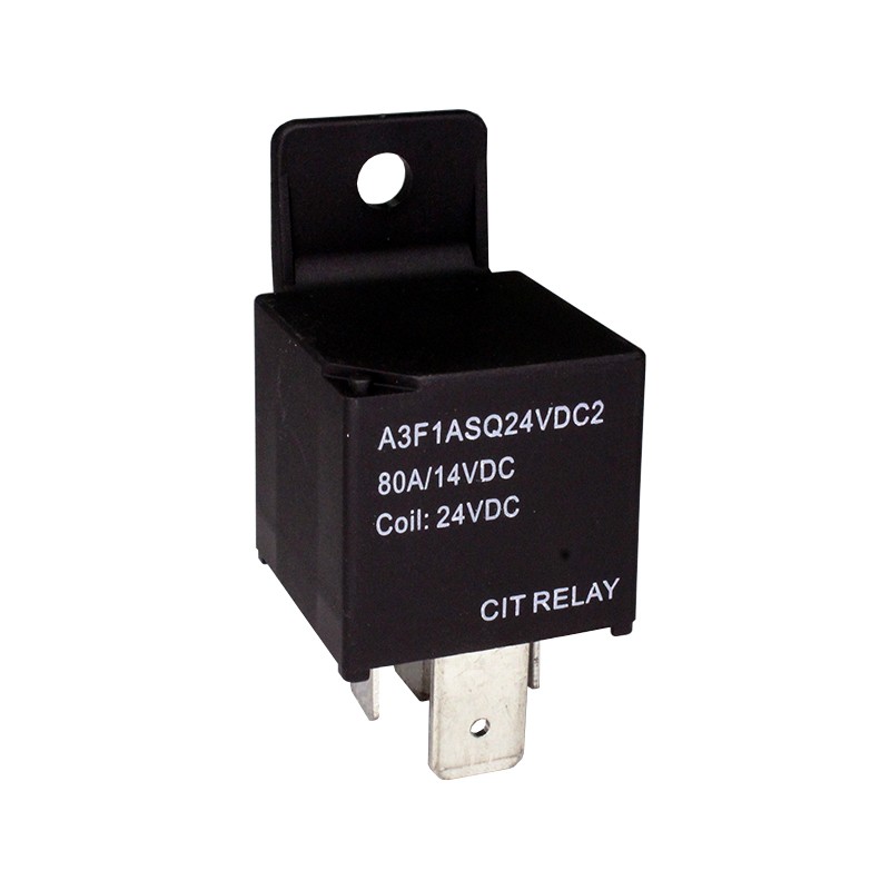 1 pcs : A3F1ASQ24VDC2 - RELAY AUTOMOTIVE SPST 80A 24V