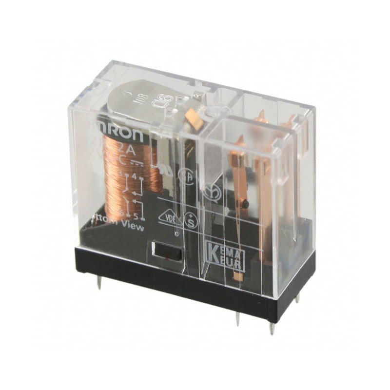 1 pcs : G2R-2A DC5 - RELAY GENERAL PURPOSE DPST 5A 5V